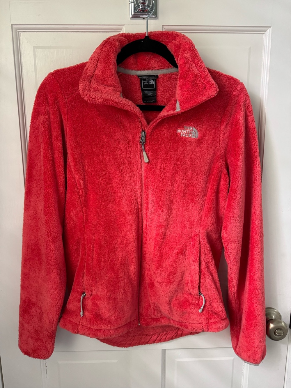 The North Face Women's Bright Coral Plush Fleece Jacket